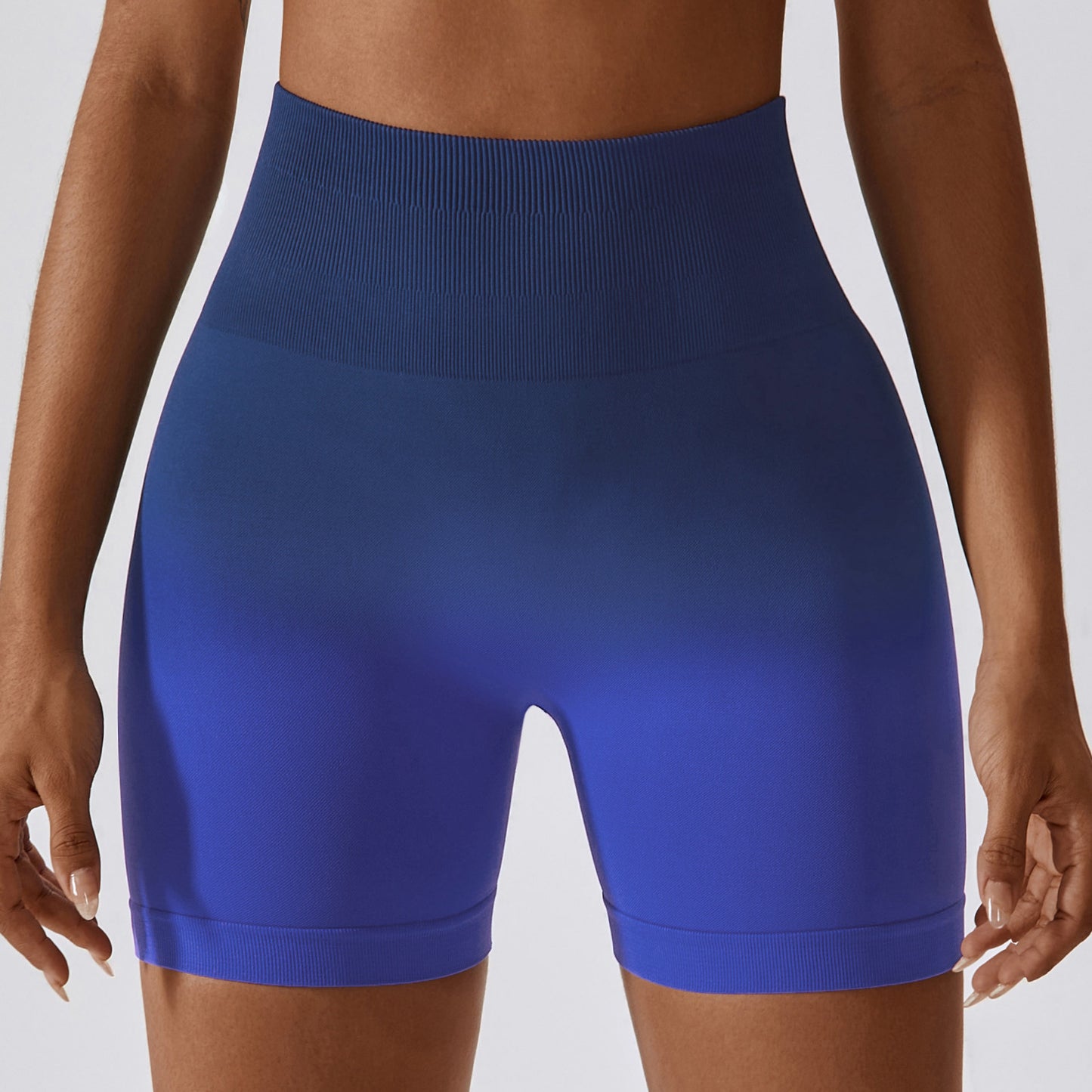 High Waisted Gradient Seamless Yoga Shorts Breathable Stretchy and Sculpting Workout Leggings for Maximum Comfort and Style 6406