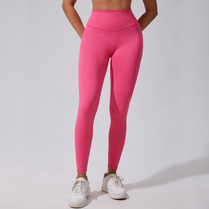 High Waisted Peach Butt Yoga Leggings for Women Cloud Feeling Butt Lifting Workout Tights with No Awkward Seams for Fitness and Comfort