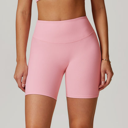 High Waisted Yoga Shorts with Tummy Control Slimming Fit Comfortable Seamless Design Ideal for Fitness and Everyday Wear