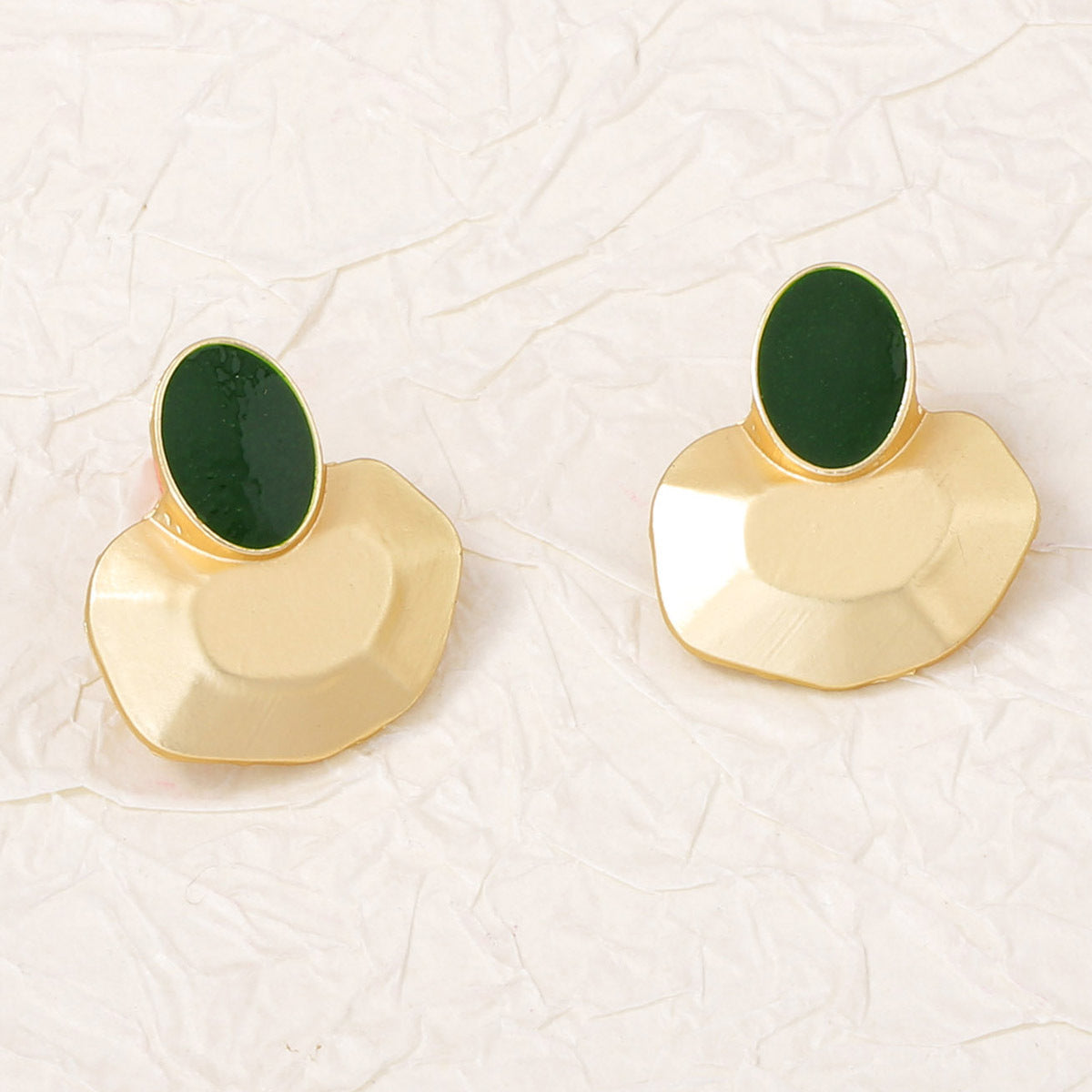 Elegant Minimalist Alloy Geometric Earrings – Versatile Daily Accessories for a Chic Office Look