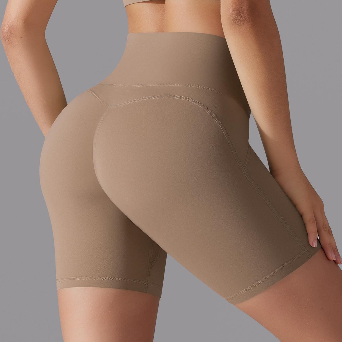 High Waisted Butt Lifting Yoga Shorts No Underwear Needed for Running Gym Workouts and Fitness Activities