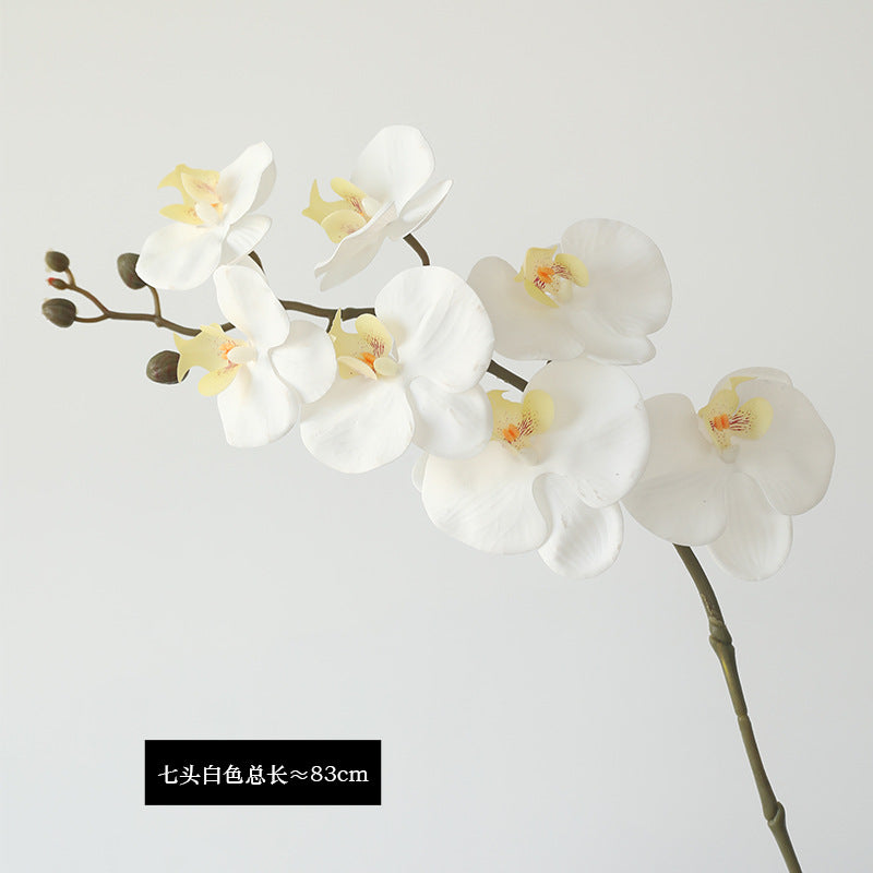 Luxurious Realistic Feel Orchid Flower Arrangement -  Quality Faux Flowers for Elegant Home Decor and Stylish Touches