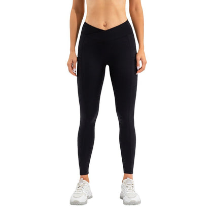 Women's Yoga Leggings Set High Rise Quick Dry Breathable and Workout Gear for Running Outdoor Activities with Beautiful Back Design