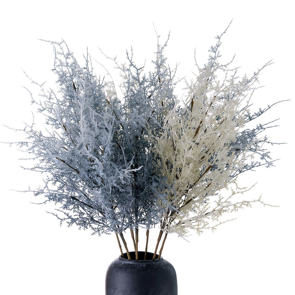 Realistic Faux Fern and Root Grass Decor – Trendy INS-Style Artificial Flowers for Home and Wedding Decoration - MW09105