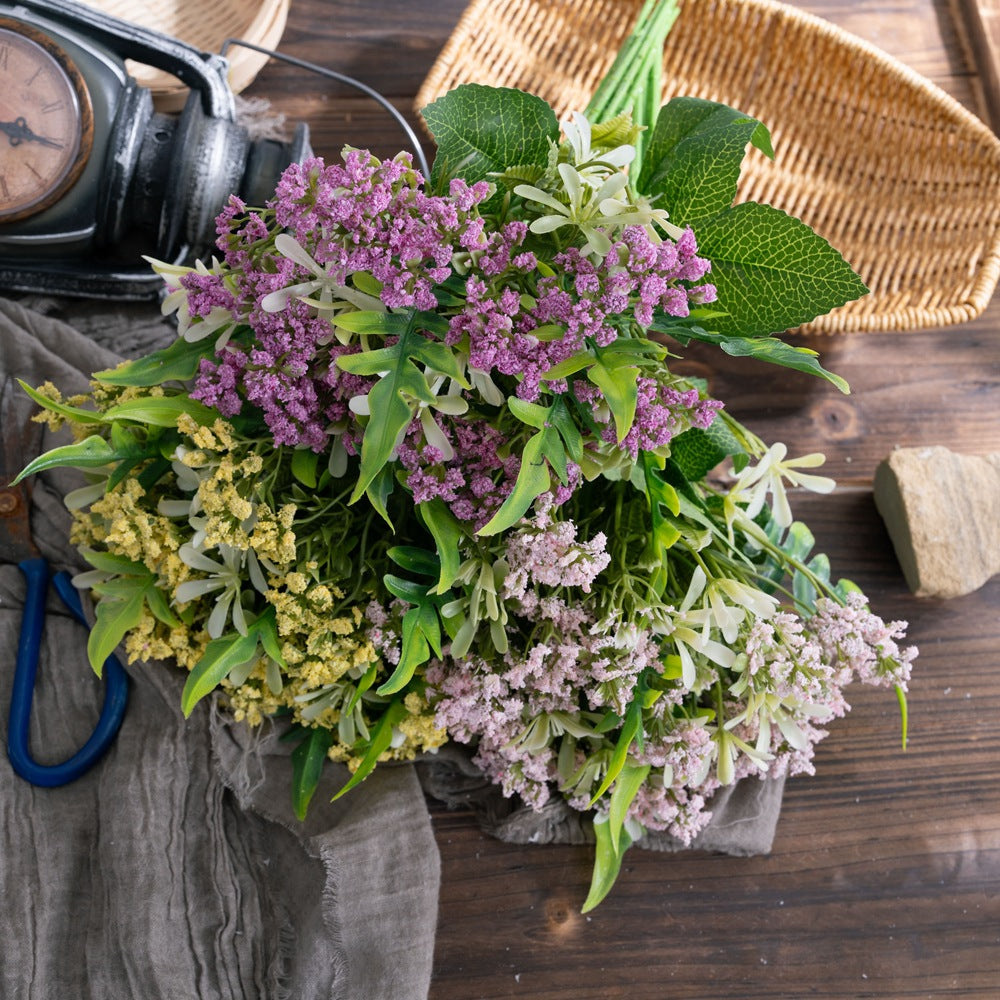 Stunning Artificial Baby's Breath Bouquet - Perfect for Weddings, Events, and Home Decor - Realistic Green Floral Arrangement - MW81113