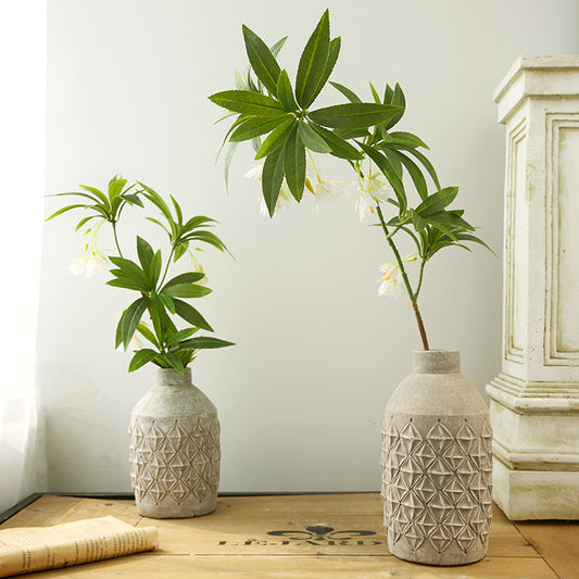 Realistic Faux Flowers for Nordic Minimalist Decor - Elegant Fake Plants for Living Room, Bedroom, and Dining Table - Lightweight Luxury Stoare Ficus