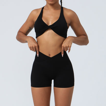 High Waisted Yoga Set for Women Sculpting Butt Lifting Running and Fitness Outfit Breathable Stretchy Activewear for All Workouts