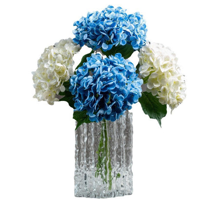 Realistic Hydrangea Artificial Flowers – Lifelike Touch, Moisture-Proof, Perfect for Wedding and Hotel Decor | Stunning Faux Floral Arrangements