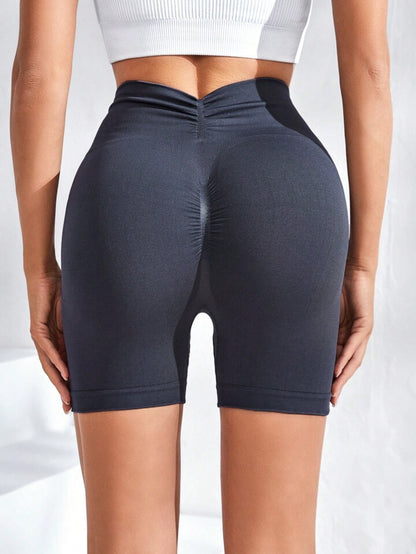 High Waisted Seamless Yoga Shorts for Women 9 Vibrant Colors Tummy Control Butt Lifting Design for Fitness and Everyday Wear