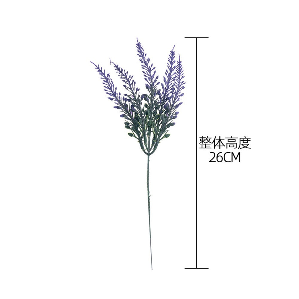 Realistic Lavender Faux Flower Arrangement - Elegant Green Plant Décor for Weddings and Events | INS Style Home Accents PJ1020