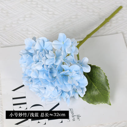 Lifelike Hydrangea Faux Flowers for Home Decor - Realistic Silk Hydrangea Blooms Perfect for Weddings, Events, and Photography Props – Soft Texture and Long-Lasting Beauty