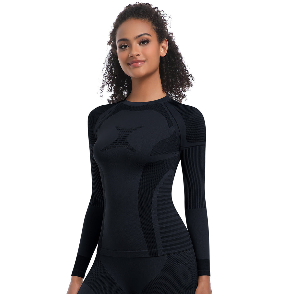 Women's Yoga and Outdoor Sports Compression Bodysuit Versatile for Cycling Skiing Running and Fitness Providing Comfort and Warmth