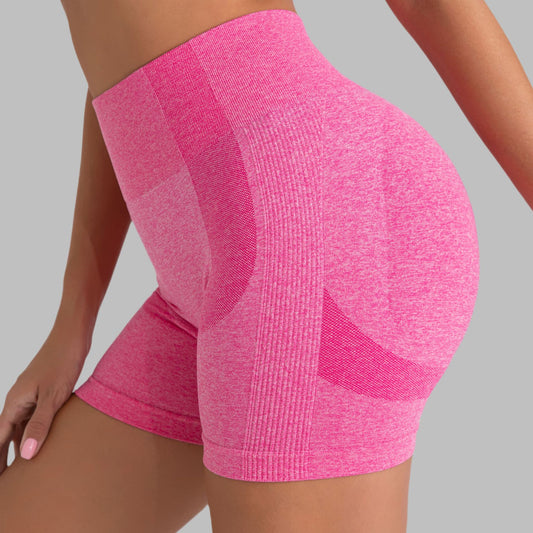 High Waisted Seamless Yoga Shorts for a Lifted Peach Butt Breathable Quick Dry Athletic Running Shorts for Gym and Fitness