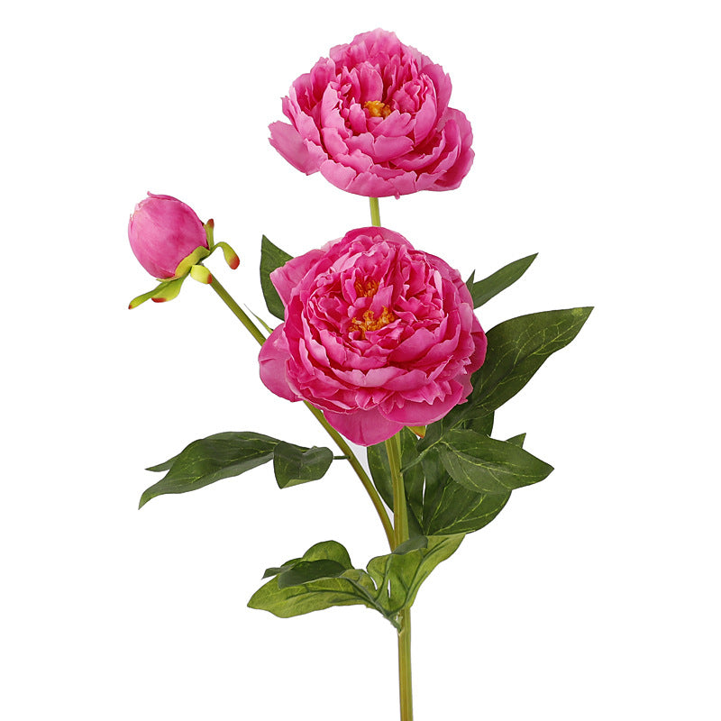 Elegant Faux Peony and Lotus Decorative Flowers for Living Room - Stylish Home Décor with Silk Peony Arrangements