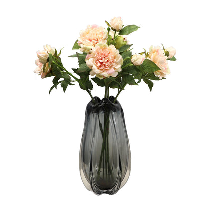 Luxurious Double-Headed Touch and Feel Moisturizing Peony Flower Home Decor for Living Room – Beautiful Realistic Faux Floral Arrangement