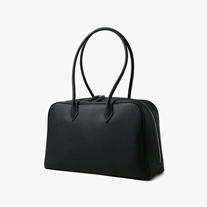 Chic Autumn Winter Luxury Women s Handbag Grain Leather Shoulder Bag Genuine Leather Purse for Fashion Forward Ladies