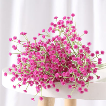 Beautifully Crafted Faux Baby's Breath Bridal Bouquet - Perfect for Wedding Decorations, Home Accents, and Special Events - Realistic PU Floral Arrangement