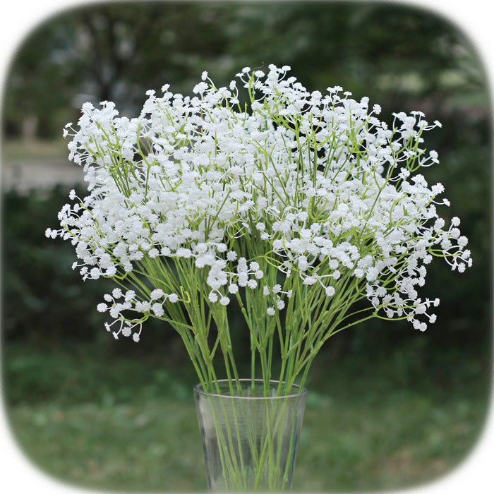 Realistic Fake Baby's Breath Artificial Flowers - Perfect for Living Room Decor, Wedding Bouquets, and Photography Props