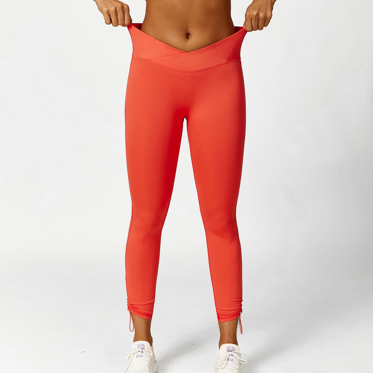 Breathe Easy Women's Breathable Yoga Set with Solid Color Sports Bra and Peach Butt Lifting Leggings for Running and Fitness