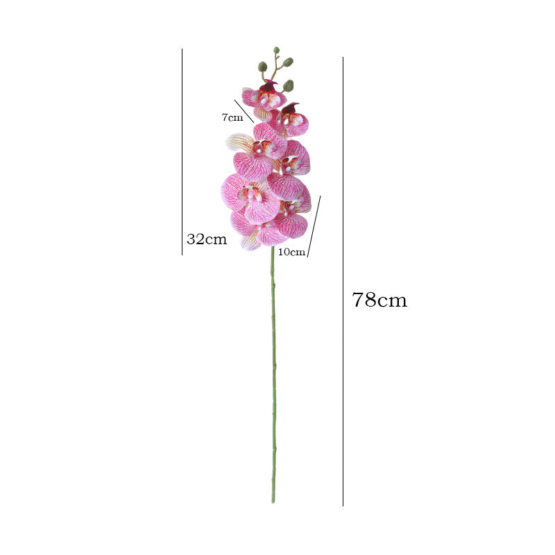 Luxury Feel Faux Orchid Blooms - Elegant Decorative Floral Arrangement for Living Room, Coffee Table & TV Cabinet - Realistic Touch and Stunning Visual Appeal