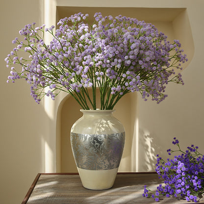 Realistic Soft Touch Gypsophila Flower Stem - Perfect for Weddings, Living Room Decor, Dining Table Centerpieces, Bedroom Accents, and Photography Props