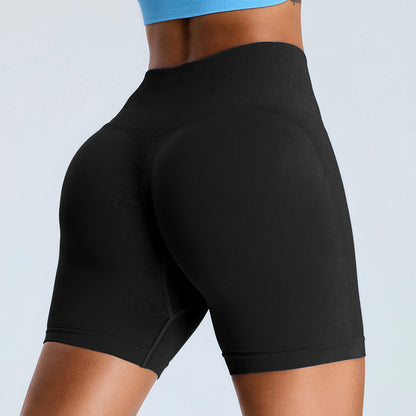 High Waisted Peach Yoga Shorts for Women Butt Lifting Athletic Shorts Slim Fit Workout Leggings for Comfort and Style