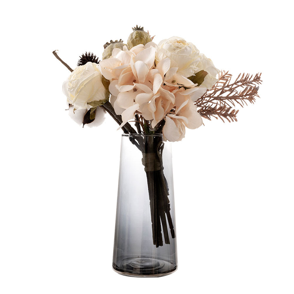 Elegant Cynthia Hydrangea Bouquet - Stunning Faux Flower Arrangement for Weddings and Home Decor | Handcrafted Wall Hanging and Bridal Bouquet - Model CF01004