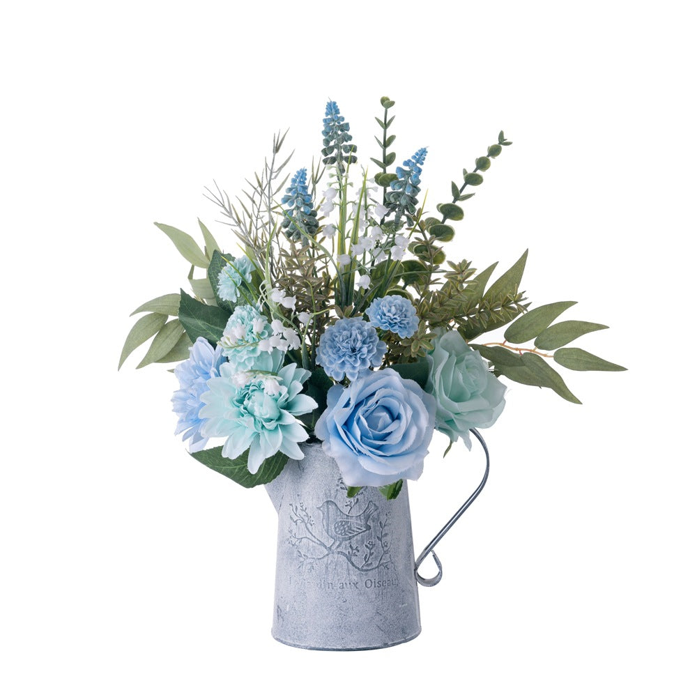 Elegant Shizuka Floral Simulation Bouquet - Stunning Home Decor & Wedding Handheld Flower Arrangement, Perfect for Wall Hanging and Stylish Events (CF01374)