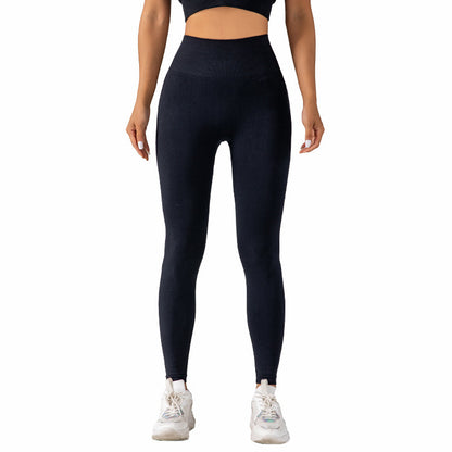 Seamless V Waist High Waisted Yoga Pants for Women Butt Lifting Quick Dry Compression Sports Leggings for a Peach Shape