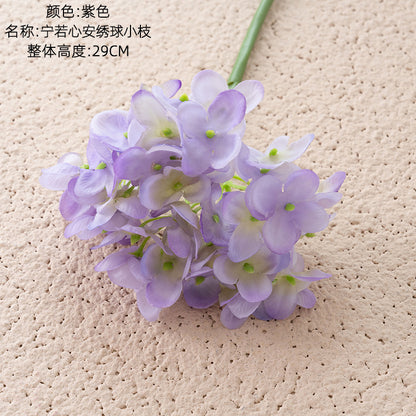 Elegant Artificial Hydrangea Branch for Home Decor - Perfect for Weddings & Events | INS Style Faux Flowers PJ1019