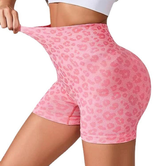 Seamless High Waisted Leopard Print Leggings for Women Butt Lifting Quick Dry Yoga Pants for Fitness Outdoor Activities and Training