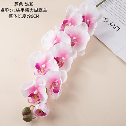 Lifelike Moist Touch Faux Phalaenopsis Orchid - Perfect for Weddings and Home Decor - Realistic Artificial Flowers for Elegant Arrangements - Model MW18902