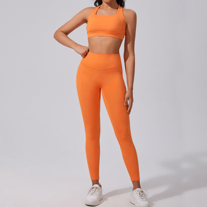 Women's High Performance Athletic Wear Set Flexible Breathable Sports Outfits for Running and Yoga with Cloud Like Comfort