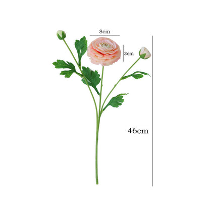 Nordic Style Faux Flower Arrangement with 3 Stems - Realistic Touch Hydrating Gel Lotus for Luxurious Living Room Decor