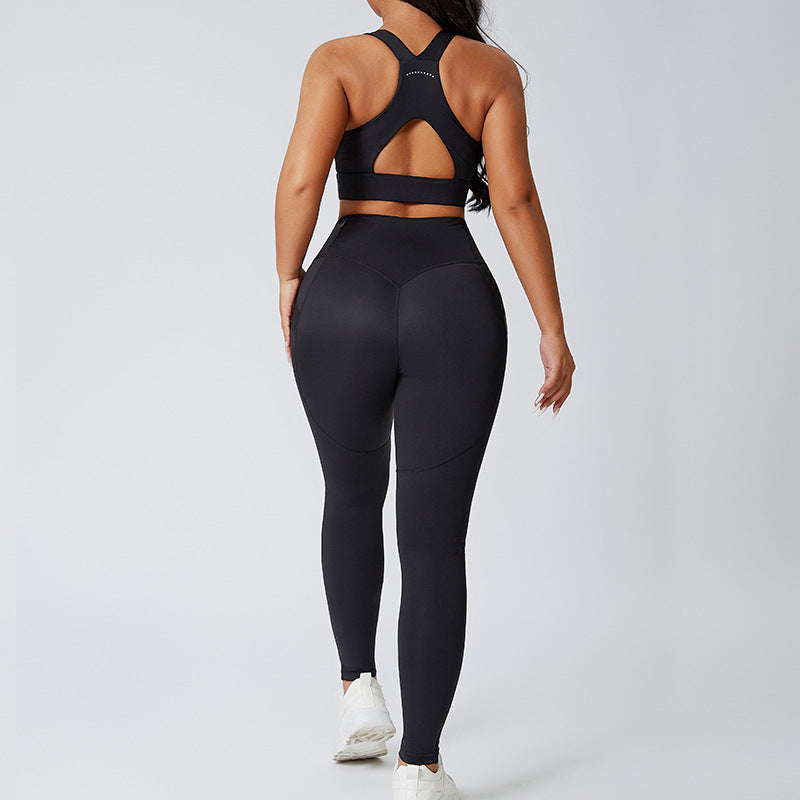 Plus Size High Waisted Stretchy Yoga Outfit Set for Women Outdoor Activewear Leggings and Top Combo for a Flattering Fit and Comfort