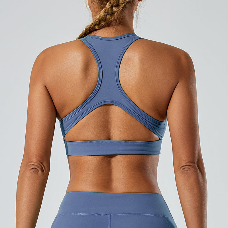 and Supportive Yoga Sports Bra for Outdoor Running Beautiful Back Design for Fitness and Gym Workouts