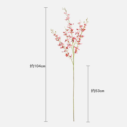 Stunning Artificial Orchid Arrangement for European-Style Home Decor - Lifelike 5-Branch Wedding Floral Centerpiece for Elegant Event Styling