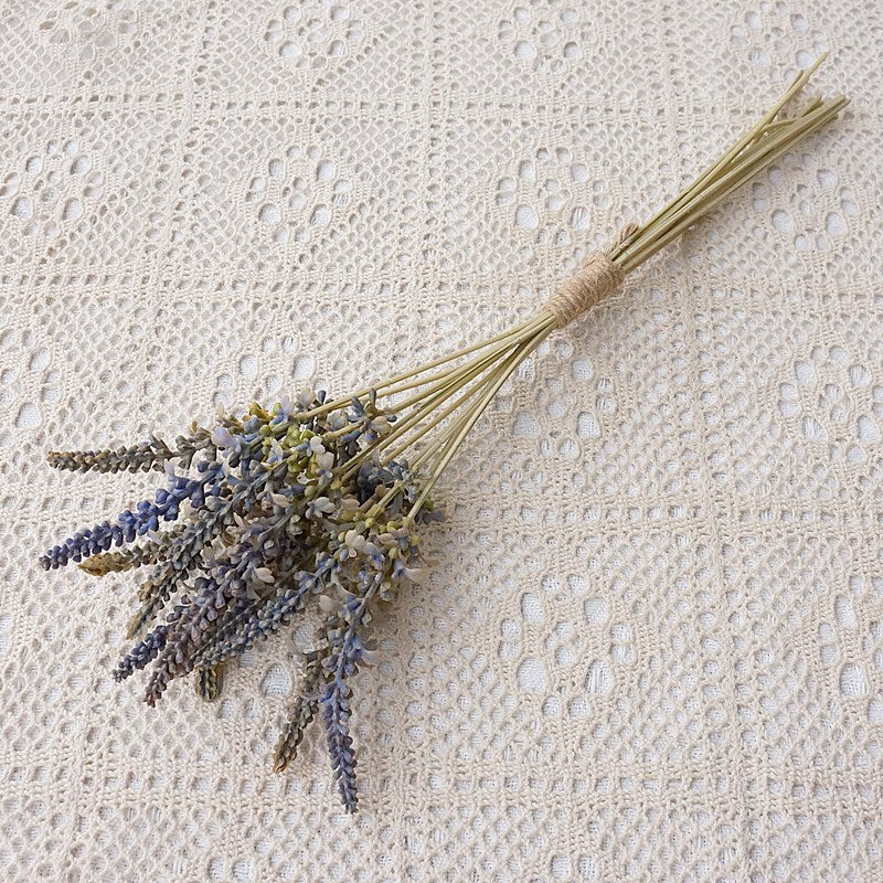 Lavender Artificial Flowers for French Garden Décor - Realistic Lavender Faux Blooms Perfect for Home, Event Styling, and Wedding Decorations