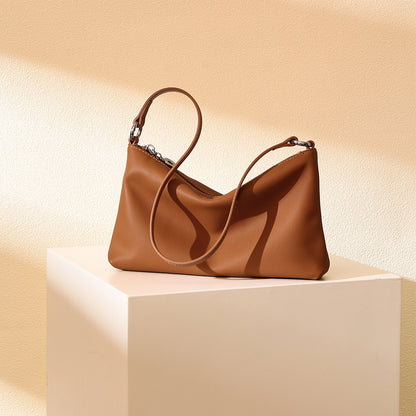 French Inspired Mini Underarm Bag Chic Square Shoulder Bag for Women Unique Chain Crossbody Bag Commuter Accessory