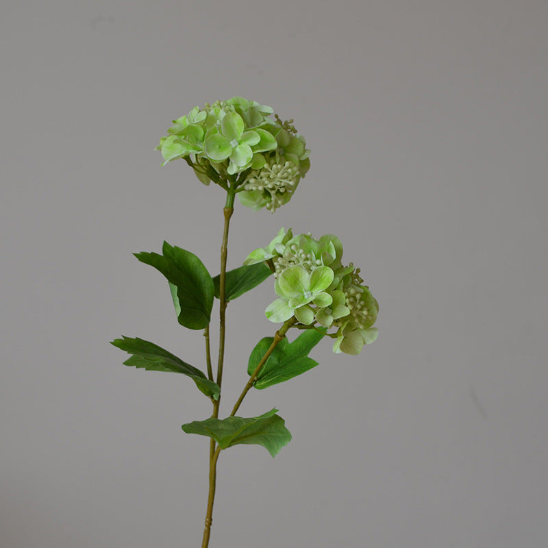 Lifelike Artificial Flowers for Home Decor: 3D Printed Realistic Simulation, Perfect for Weddings and Event Decorations, Two-Headed Rice Berry Hydrangea Faux Flowers