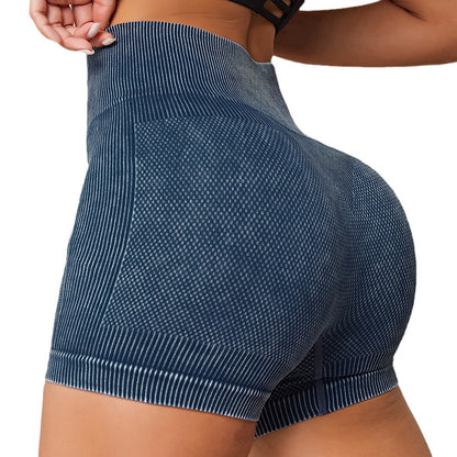 European Style High Waisted Peach Butt Yoga Shorts for Women Moisture Wicking High Elastic Running and Fitness Shorts for Workouts and Everyday Wear