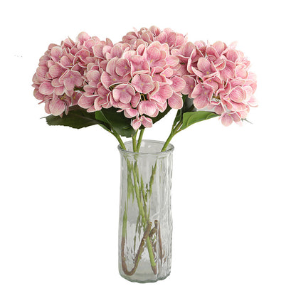 Realistic French Hydrangea Bouquet Centerpiece for Living Room or Dining Table - Designer Quality Faux Flowers for Elegant Home Décor