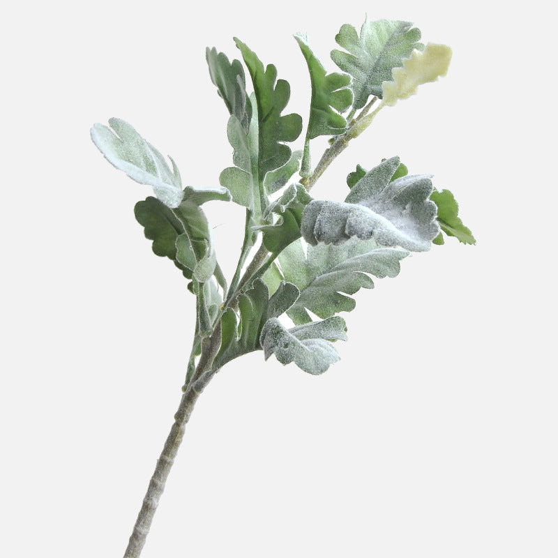 Lifelike Silverleaf Daisy Artificial Flowers – Stunning Silverleaf Foliage for Rustic Home Decor, Perfect for Floral Arrangements and Centerpieces