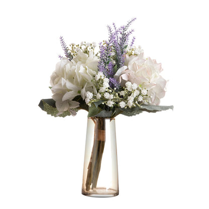 Stunning Valery Hydrangea Bouquet - Realistic Silk Flower for Weddings, Home Decor, and Wall Art - Perfect for Bridal Bouquets, Centerpieces, and Wall Hangings (CF01047)