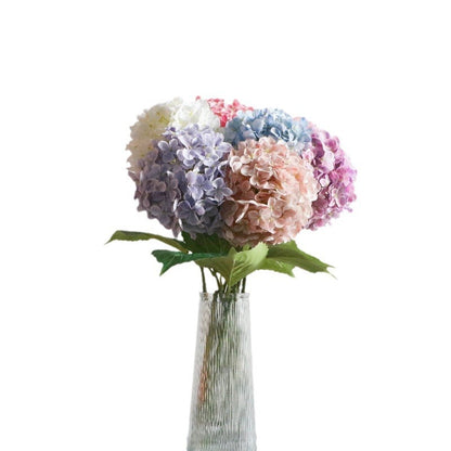 Single Faux Hydrangea Lollipop - Perfect for Weddings and Home Decor - Stunning Silk Flower Decoration for Aisles and Reception Areas