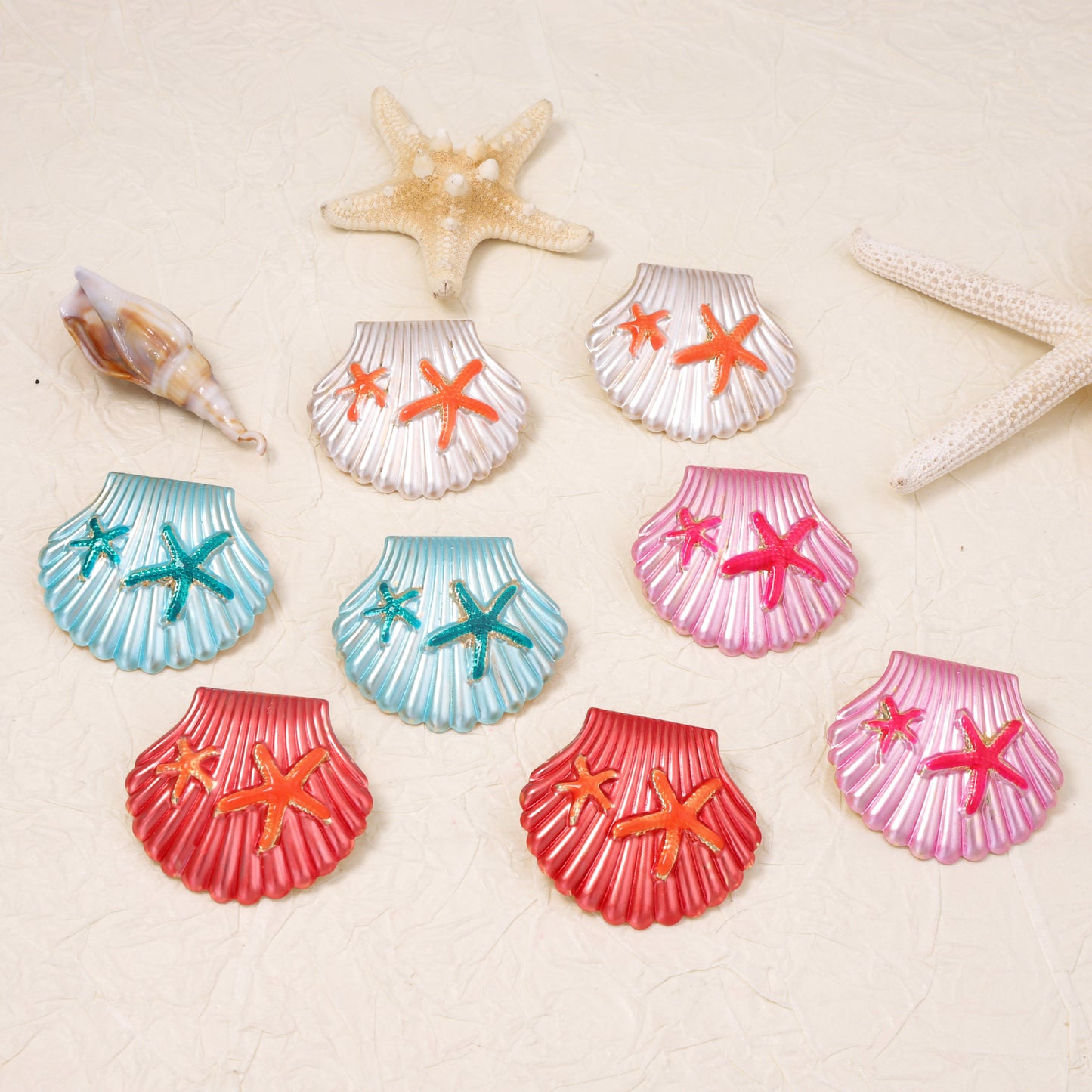 Fresh and Sweet Ocean-Inspired Shell Stud Earrings – Unique, Versatile, and Minimalist Jewelry for Women
