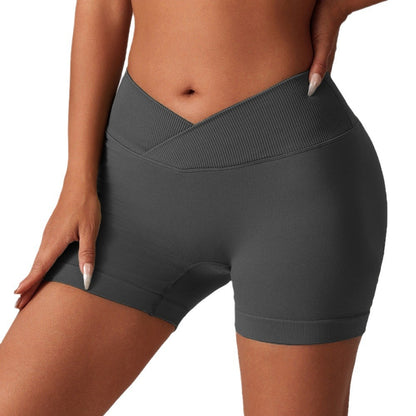 Seamless Breathable Running Shorts High Waisted Peach Lifting Yoga Pants with Three Inch Inseam for Comfort and Style