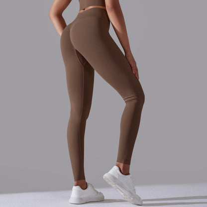 Seamless High Waisted Control Pants for Women Sculpting Peach Butt Leggings for Yoga Fitness and Everyday Wear