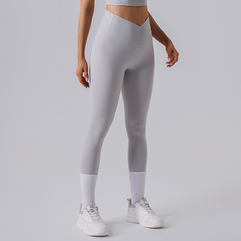 High Waisted Elastic Workout Leggings for Running and Yoga Butt Lifting Quick Dry and Sculpting Fitness Pants