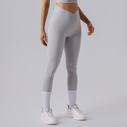 High Waisted Elastic Workout Leggings for Running and Yoga Butt Lifting Quick Dry and Sculpting Fitness Pants